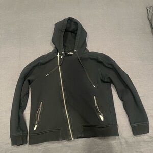 The Kooples Black Hooded Jacket